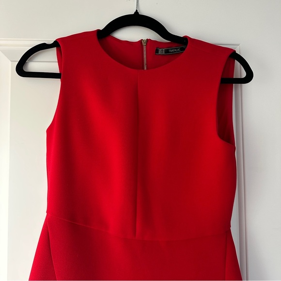 Adorable Zara trafaluc red mini dress! - Picture 2 of 7
